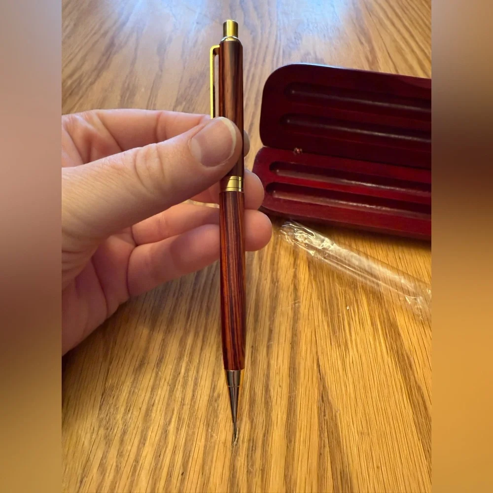 Elegant Vintage Pencil in Wooden Case